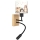 Brilagi - LED fleksibel børnevæglampe BOBO WOOD 1xE27/25W/230V + LED/3W eg/sort/hvid/dyremotiv