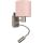 Brilagi - LED fleksibel væglampe BOBO 1xE27/25W/230V + LED/3W mat krom/rosa