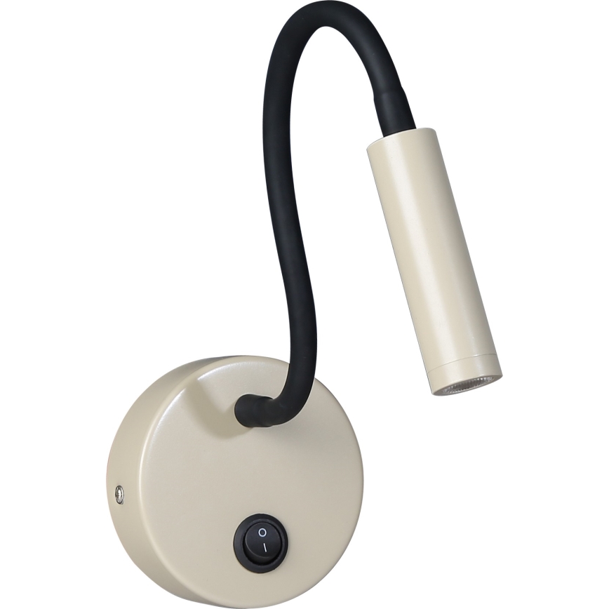 Brilagi - LED Fleksibel væglampe MAYA LED/3W/230V 4000K beige