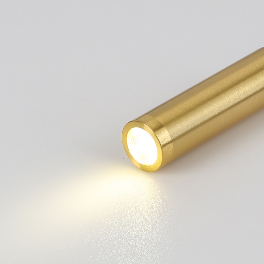 Brilagi - LED Fleksibel væglampe MAYA LED/3W/230V 4000K hvid/guldfarvet