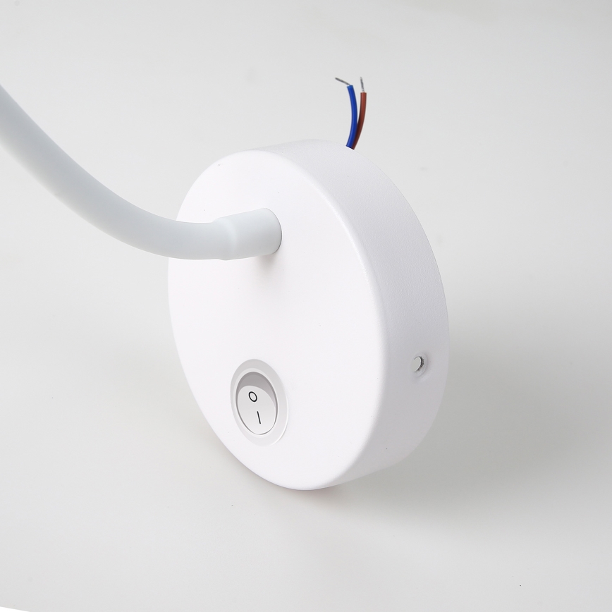 Brilagi - LED Fleksibel væglampe MAYA LED/3W/230V 4000K hvid/guldfarvet