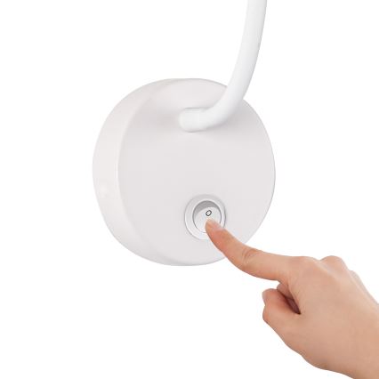Brilagi - LED Fleksibel væglampe MAYA LED/3W/230V 4000K hvid/guldfarvet