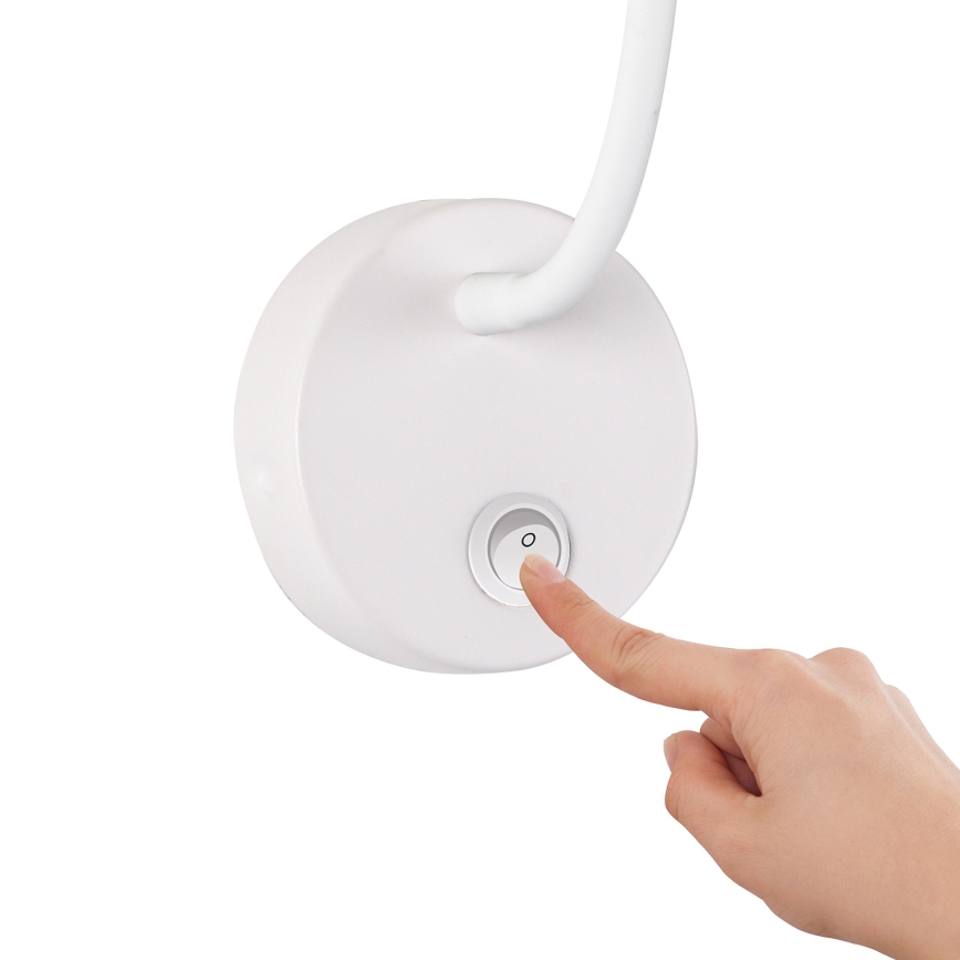 Brilagi - LED Fleksibel væglampe MAYA LED/3W/230V 4000K hvid/guldfarvet