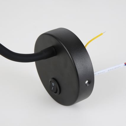 Brilagi - LED Fleksibel væglampe MAYA LED/3W/230V 4000K sort/guldfarvet