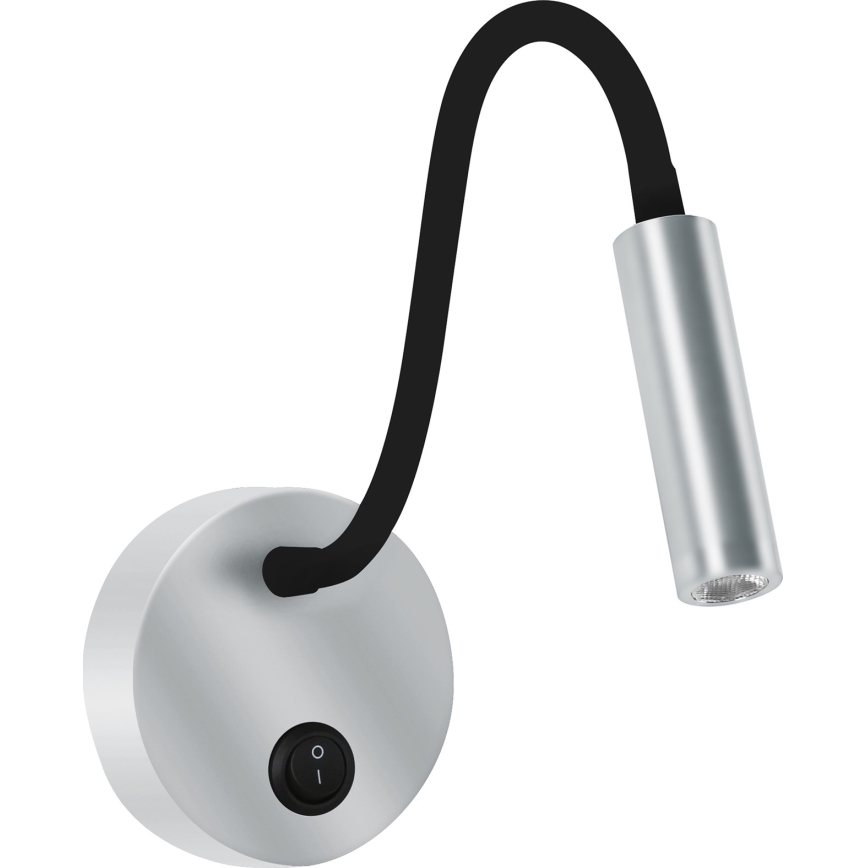 Brilagi - LED Fleksibel væglampe MAYA LED/3W/230V 4000K sølvfarvet