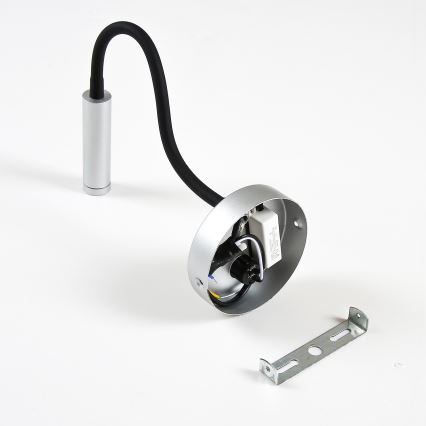 Brilagi - LED Fleksibel væglampe MAYA LED/3W/230V 4000K sølvfarvet