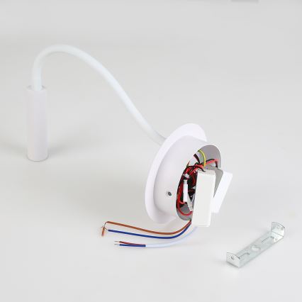 Brilagi - LED Fleksibel væglampe med USB-port MAYA LED/3W/230V 4000K hvid