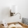Brilagi - LED Fleksibel væglampe NUBILA 1xE27/25W/230V + LED/3W mat krom/hvid