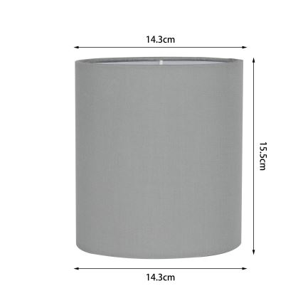 Brilagi - LED fleksibel væglampe NUBILA 1xE27/25W/230V + LED/3W messing/lysegrå