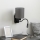 Brilagi - LED Fleksibel væglampe NUBILA 1xE27/25W/230V + LED/3W sort/antracit