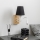 Brilagi - LED Fleksibel væglampe NUBILA WOOD 1xE27/25W/230V + LED/3W eg/sort