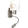 Brilagi - LED fleksibel væglampe til børn BOBO 1xE27/25W/230V + LED/3W mat krom/hvid/med dyremotiv