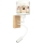 Brilagi - LED fleksibel væglampe til børn BOBO WOOD 1xE27/25W/230V + LED/3W eg/hvid/lyserød/feer