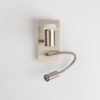 Brilagi - LED fleksibel væglampe til børn BOBO 1xE27/25W/230V + LED/3W mat krom/hvid/enhjørninger