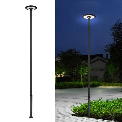 Brilagi - LED gadelampe med 3 m mast URBANSPARK LED/120W/230V antracit IP65