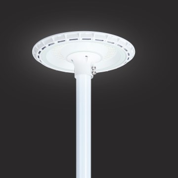 Brilagi - LED gadelampe med 3 m mast URBANSPARK LED/120W/230V hvid IP65