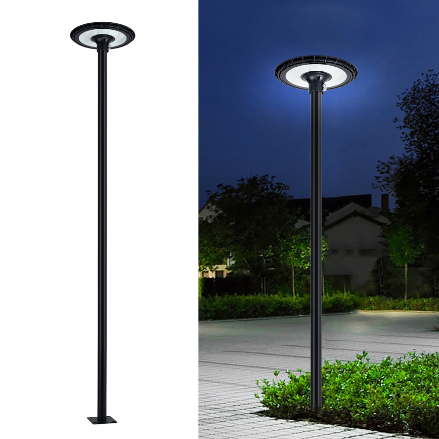 Brilagi - LED gadelampe med 3 m stolpe URBANSPARK LED/120W/230V sort IP65
