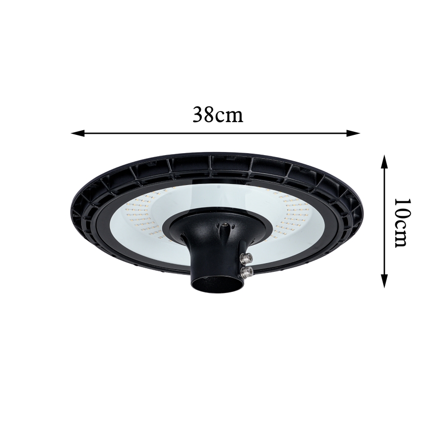 Brilagi - LED gadelampe med 5 m mast URBANSPARK LED/120W/230V sort IP65