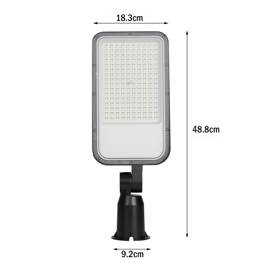 Brilagi - LED Gadelampe URBANLIGHT LED/100W/230V sort IP65