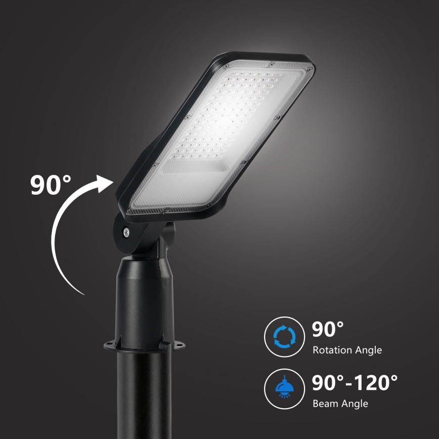 Brilagi - LED gadelampe URBANLIGHT LED/50W/230V sort IP65