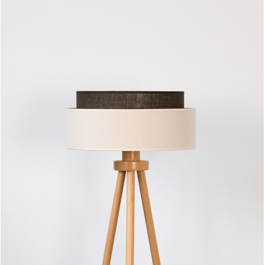 Brilagi - LED gulvlampe BOHO-stil 1xE27/15W/230V creme/brun