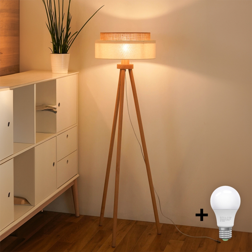 Brilagi - LED gulvlampe BOHO STYLE 1xE27/15W/230V