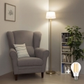 Brilagi - LED-gulvlampe CERIA 1xE27/20W/230V Ø 25 cm grå/guld