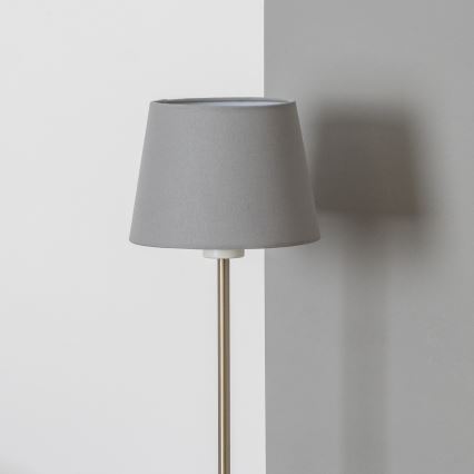 Brilagi - LED gulvlampe CERIA 1xE27/40W/230V Ø 20,5 cm grå/mat krom