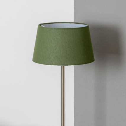 Brilagi - LED gulvlampe CERIA 1xE27/40W/230V Ø 25 cm grøn/mat krom