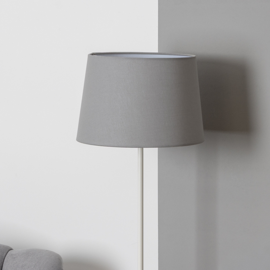 Brilagi - LED gulvlampe CERIA 1xE27/40W/230V Ø 30 cm grå/hvid