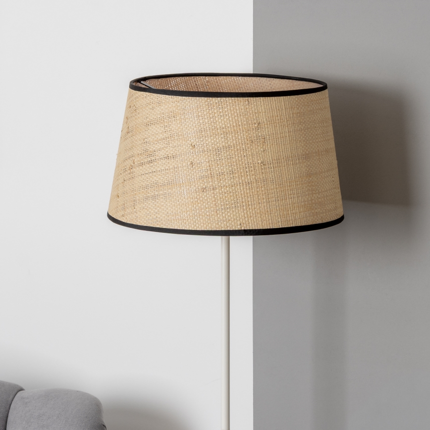 Brilagi - LED-gulvlampe CERIA 1xE27/40W/230V Ø 35 cm beige/hvid