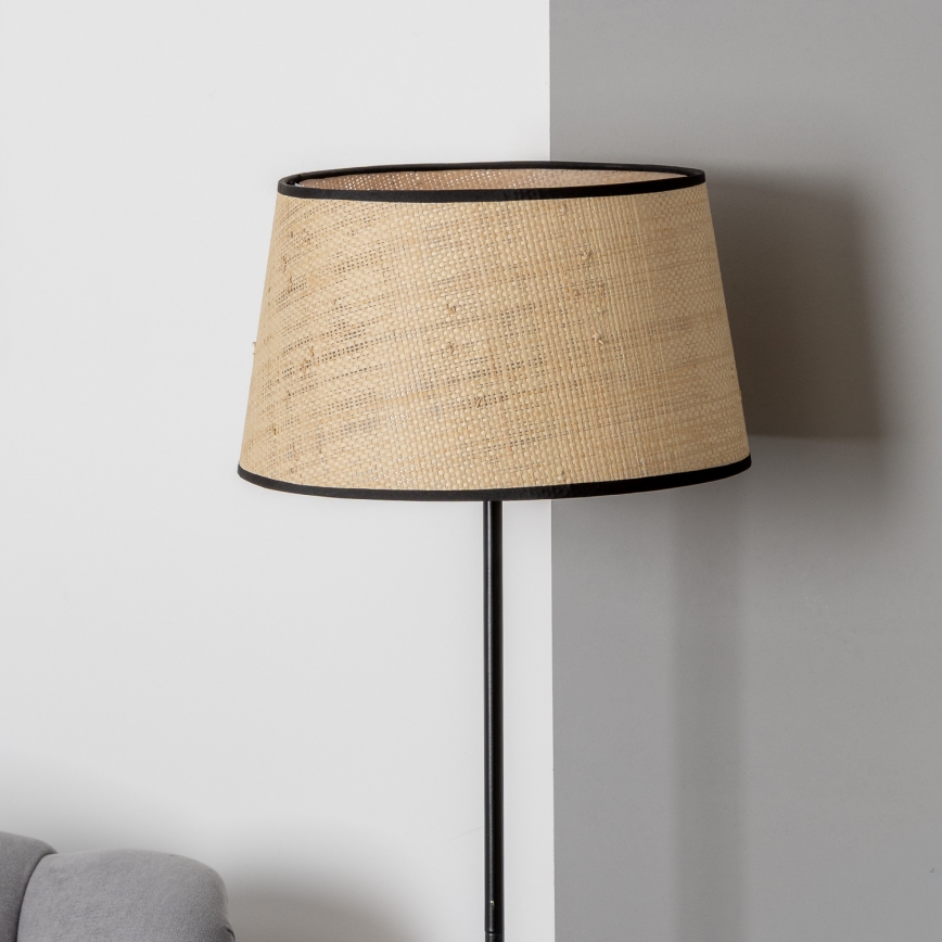 Brilagi - LED gulvlampe CERIA 1xE27/40W/230V Ø 35 cm beige/sort