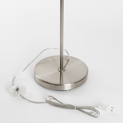 Brilagi - LED gulvlampe CERIA 1xE27/40W/230V Ø 45 cm beige/mat krom