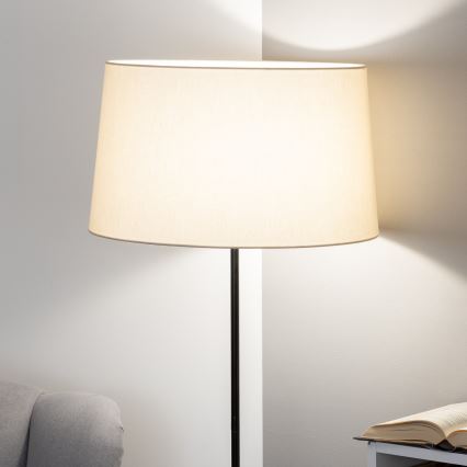 Brilagi - LED gulvlampe CERIA 1xE27/40W/230V Ø 45 cm beige/sort