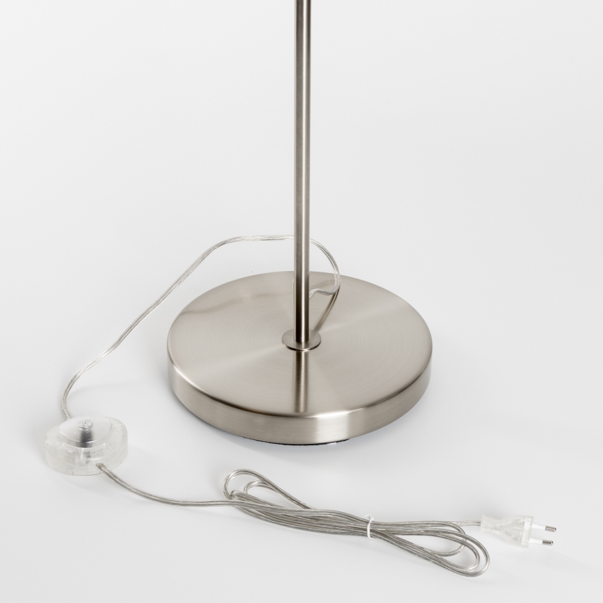 Brilagi - LED gulvlampe CERIA 1xE27/40W/230V Ø35 cm beige/mat krom