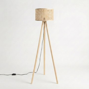 Brilagi - LED-gulvlampe CERIA 1xE27/60W/230V Ø 25 cm beige