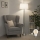 Brilagi - LED gulvlampe CERIA 1xE27/60W/230V Ø 45 cm blank krom/hvid