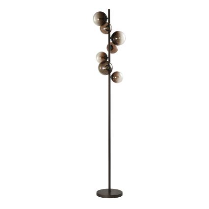 Brilagi - LED gulvlampe MILLA 7xG9/3W/230V brun/røgbrun