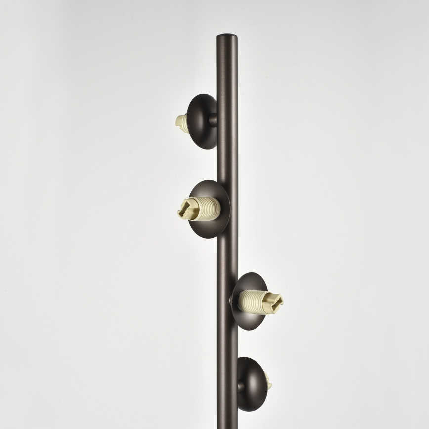 Brilagi - LED gulvlampe MILLA 7xG9/3W/230V brun/røgbrun