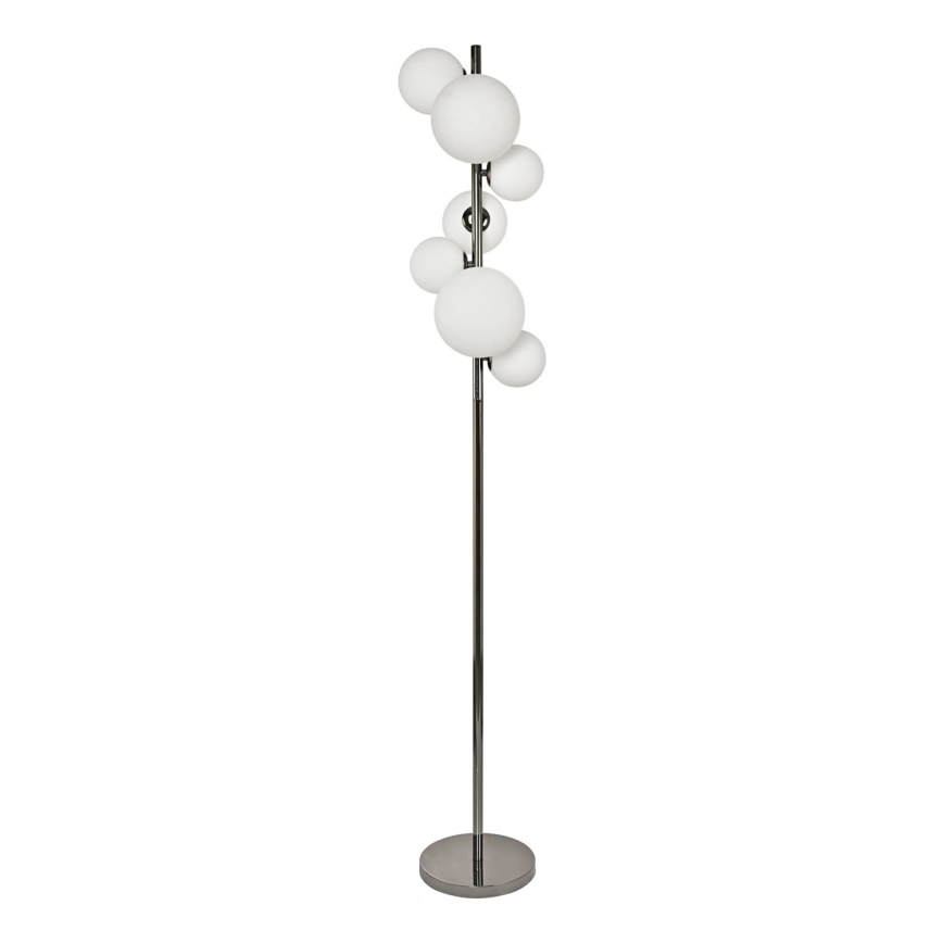 Brilagi - LED gulvlampe MILLA 7xG9/3W/230V skinnende krom/hvid
