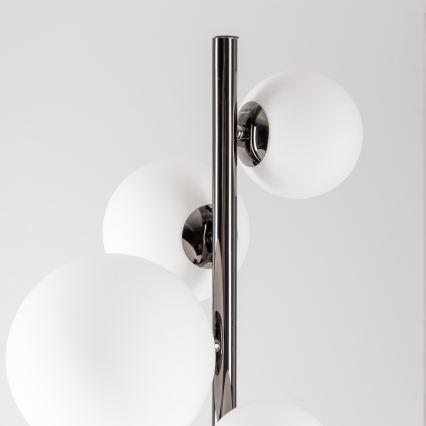 BRILAGI - LED gulvlampe MILLA 7xG9/3W/230V sort krom/hvid