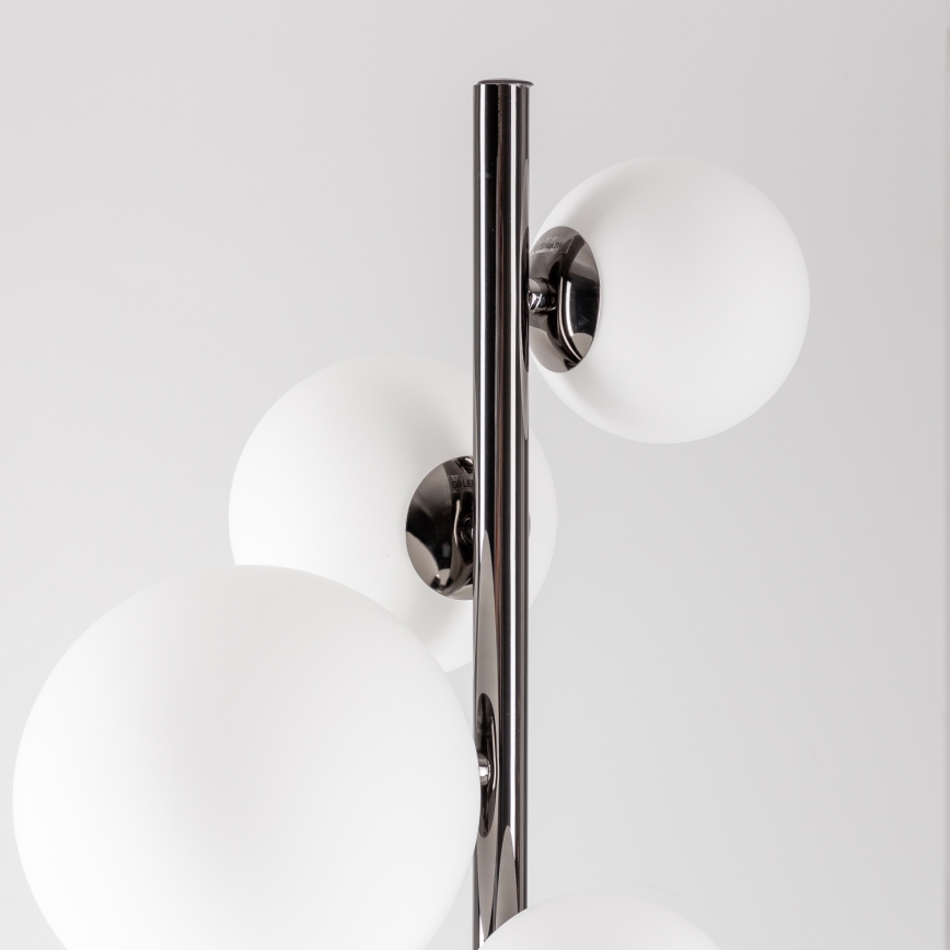 BRILAGI - LED gulvlampe MILLA 7xG9/3W/230V sort krom/hvid