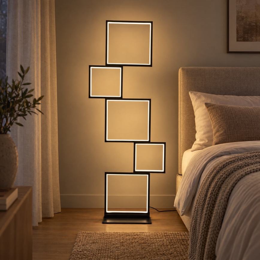 BRILAGI - LED gulvlampe SHIFT LED/36W/230V 4000K 123 cm sort