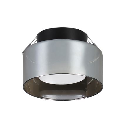 Brilagi - LED Indbygningsarmatur AURA LUX 1xGX53/30W/230V Ø 13 cm sort/røgfarvet