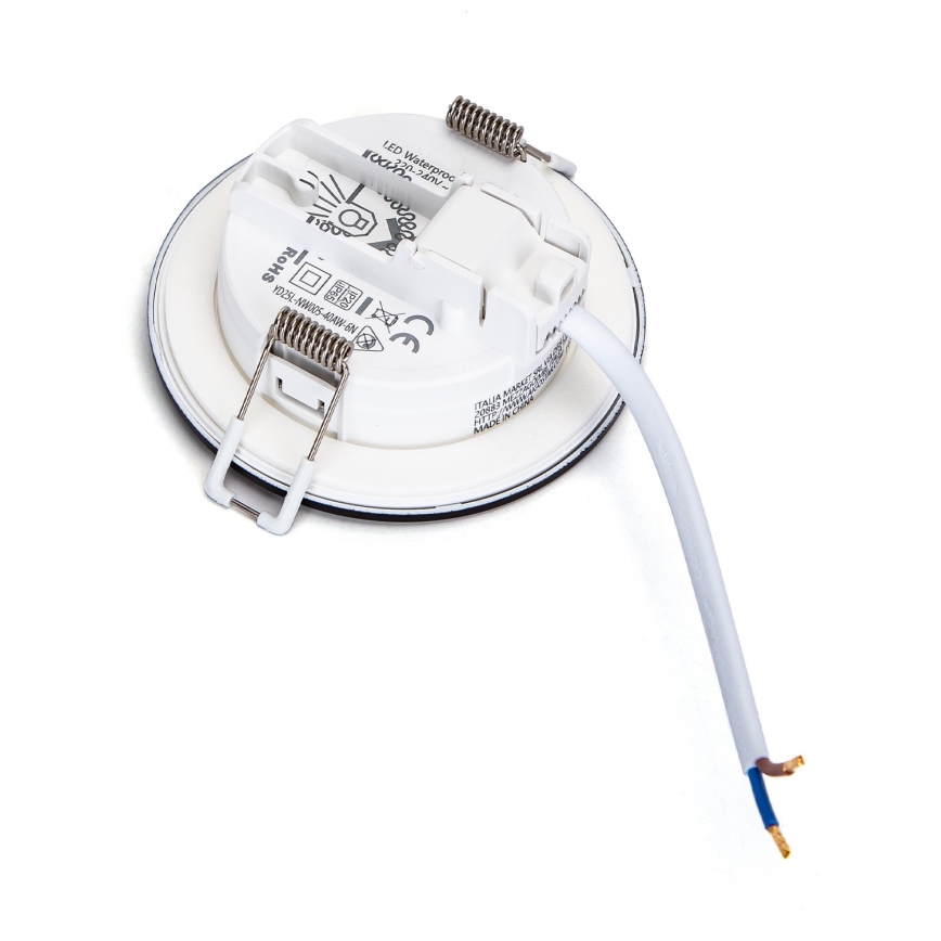 Brilagi - LED indbygningsarmatur til badeværelse LED/24W/230V 3000K sort IP65