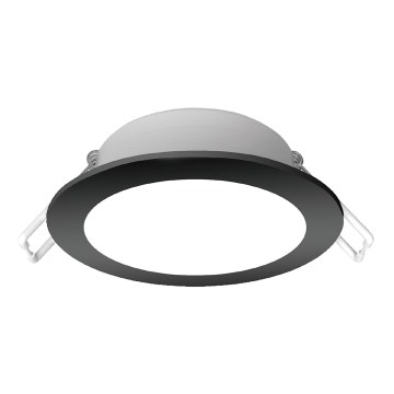 Brilagi - LED indbygningsspot til badeværelse LED/6W/230V 4000K sort IP65