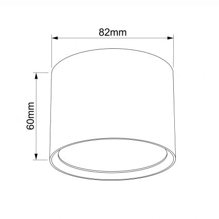 BRILAGI - LED badeværelses-spot SMOOTH 1xGX53/15W/230V 60x82 mm guld IP54