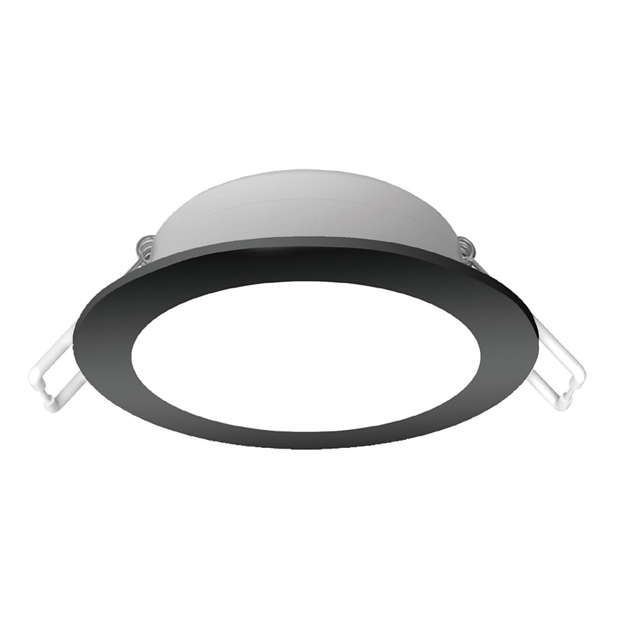 Brilagi - LED indbygningsspot til badeværelset LED/12W/230V 4000K sort IP65