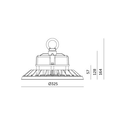 Brilagi - LED loftmonteret industrilampe TITAN PRO LED/200W/230V 4000K IP65