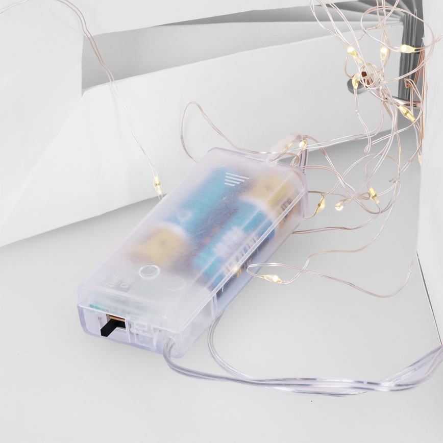 Brilagi - LED-juledekoration, 30 cm snefnug, batteridrevet (2×AA)